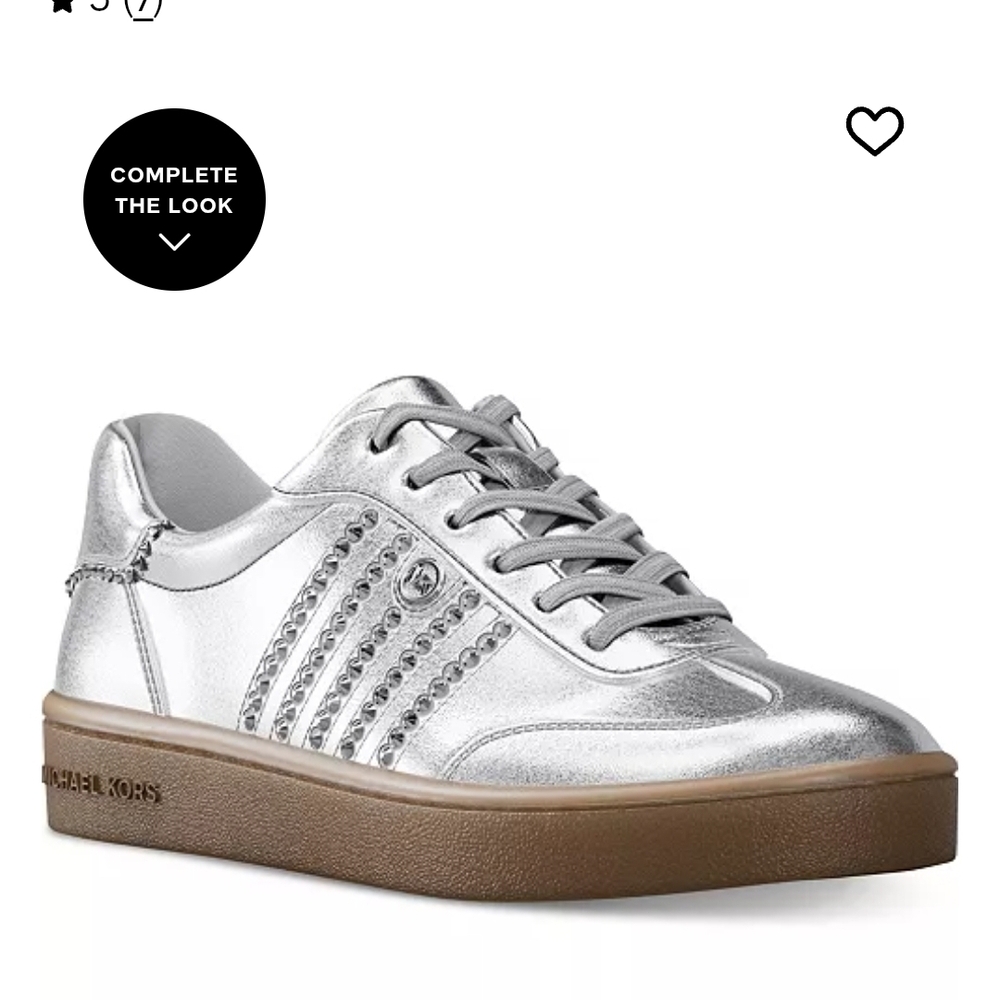 Michael Kors Women's Silver Sneakers